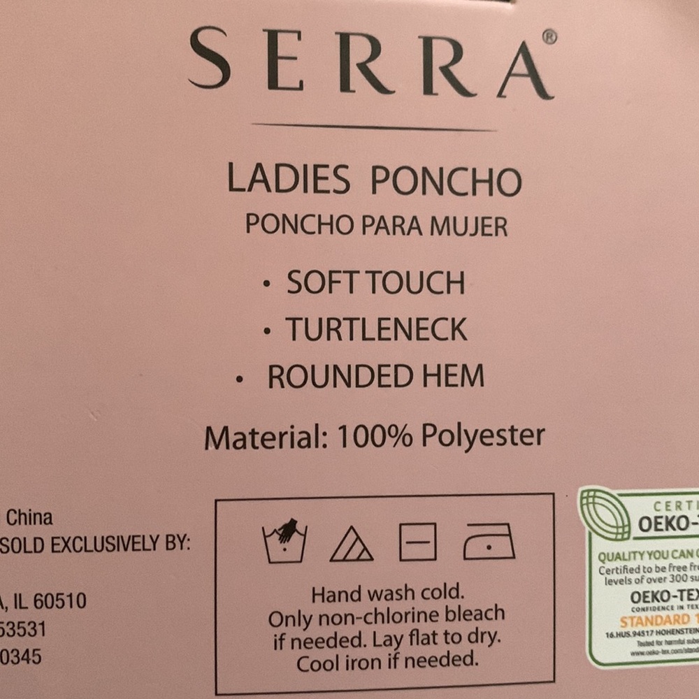 🔥🆕Tan SERRA Ladies Poncho - Picture 3 of 3